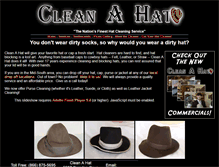 Tablet Screenshot of cleanahat.com